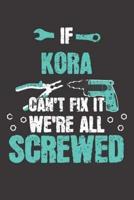 If KORA Can't Fix It