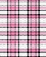 Pink Black White Plaid Tartan Pattern School Composition Book To Write In Notes