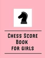 Chess Score Book For Girls