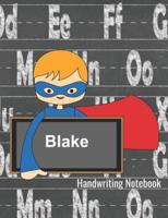 Handwriting Notebook Blake