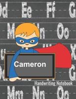 Cameron Handwriting Notebook