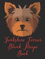 Yorkshire Terrier Blank Recipe Book