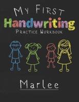 My First Handwriting Practice Workbook Marlee