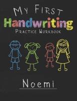 My First Handwriting Practice Workbook Noemi