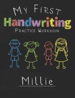 My First Handwriting Practice Workbook Millie