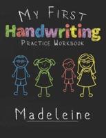 My First Handwriting Practice Workbook Madeleine