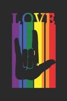 ASL LGBT Love Sign