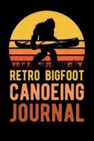 Retro Bigfoot Canoeing Journal
