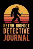 Retro Bigfoot Detective Journal