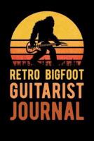 Retro Bigfoot Guitarist Journal