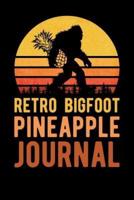 Retro Bigfoot Pineapple Journal
