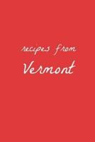 Recipes from Vermont