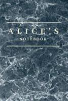 Alices's Notebook