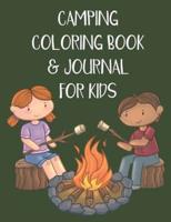 Camping Coloring Book & Journal for Kids