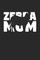 Zebra Notebook 'Zebra Mom' - Zebra Diary - Mother's Day Gift for Animal Lover - Womens Writing Journal