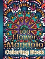 100 Flower Mandala Coloring Book