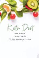 Keto Diet Meal Planner Fitness Tracker 30 Day Challenge Journal