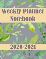 Weekly Planner Notebook 2020-2021
