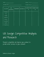 UX Design Competitive Analysis and Research
