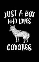 Just A Boy Who Loves Coyotes