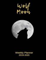 Wolf Moon Weekly Planner 2019-2020
