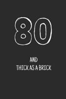80 and Thick as a Brick