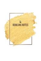 Bowling Notebook - Bowling Journal - Bowling Diary - Gift for Bowler