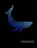 Hawaiian Art Whale Kohola Polynesian Maori Notebook
