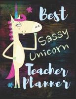 Best Sassy Unicorn Teacher Planner