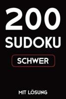 200 Sudoku Schwer Mit Lösung