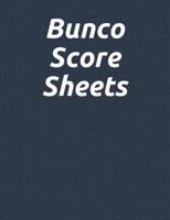 Bunco Score Sheets