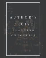 Author's Cruise Planning Checklist