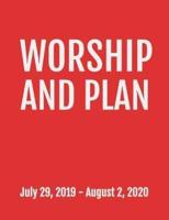 Worship and Plan