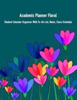 Academic Planner Floral