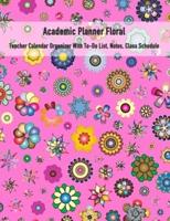 Academic Planner Floral