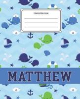 Composition Book Matthew