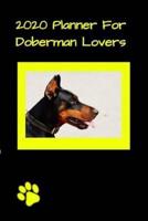 2020 Planner For The Doberman Lovers
