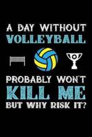 A Day Without Volleyball Probably Won't Kill Me But Why Risk It?