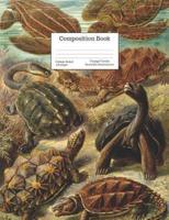 Composition Book College-Ruled Vintage Turtles Scientific Illustrations