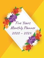 Five Year Monthly Planner
