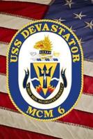 US Navy Mine Countermeasures Ship USS Devastator (MCM 6) Crest Badge Journal
