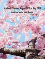 Academic Planner, August 2019 to July 2020