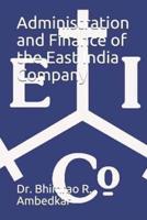 Administration and Finance of the East India Company