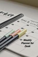 Weekly Planner for Desk
