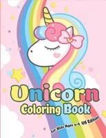 Unicorn Coloring Book for Kids Ages 4-8 US Edition: Magical Unicorn Coloring Books for Girls, Fun and Beautiful Coloring Pages Birthday Gifts for Kids