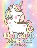 Unicorn Coloring Book for Girls 2-4 4-8: Magical Unicorn Coloring Books for Girls, Fun and Beautiful Coloring Pages Birthday Gifts for Kids