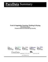 Fruit & Vegetable Canning, Pickling & Drying World Summary