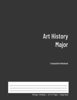 Art History Major Composition Notebook