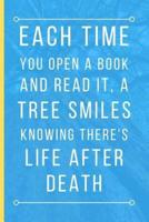 Each Time You Open A Book And Read It