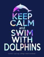 Keep Calm & Swim With Dolphins